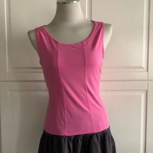 Pink Corset Style Tank Top